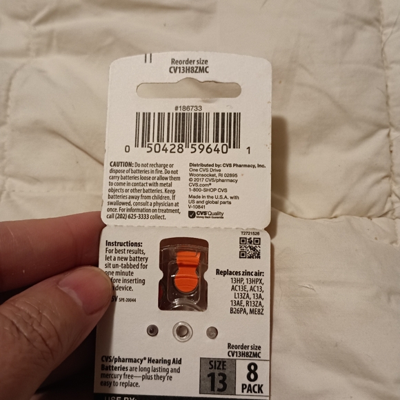 Size 13 max hearing aids new batti - Picture 2 of 2